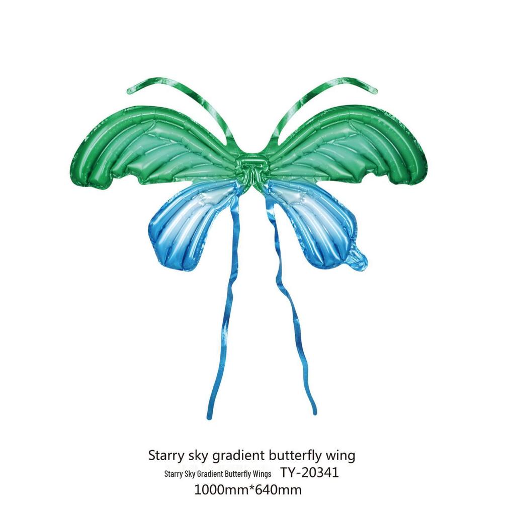 Colorful Children's Angel Wings Inflatable Butterfly Balloons for Night Market and Street Stall Decoration
