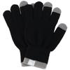 Simpleis Knit Gloves C2JYCZ51 Unisex Black M Fleece-Lined