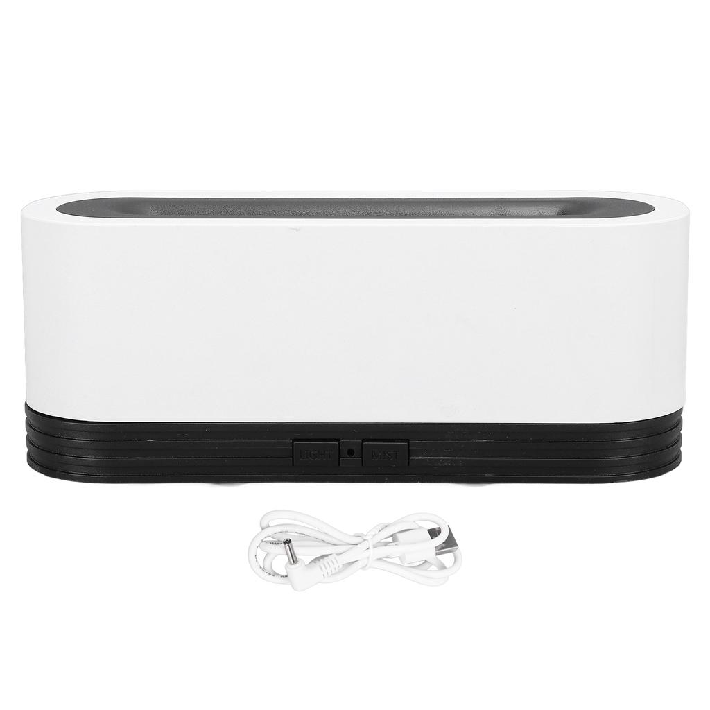 Flame Aromatherapy Diffuser 5V USB Powered Colorful Lights Flame Humidifier for Bedroom Living Room Office