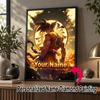 Personalized Dragon Ball Goku Diamond Art Custom Name 5D Diamond Painting Full Drill DIY Craft