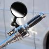 Vintage Motorräder Roller Lenker Konvexen Spiegel Schwarz Runde für ATV Roller Dirt Bike Universal Konvexen Spiegel