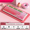 98-Tasten Kabellose Bluetooth Tri-Mode Mechanische Tastatur mit Blauen, Schwarzen, Braunen, Roten Schaltern - RGB für Gaming, Büro, Esports, Mädchen.