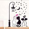 Cat Wall Sticker Cartoon Wallpaper Removable Universal Multifunctional Walls Decoration Home Decor Living Room