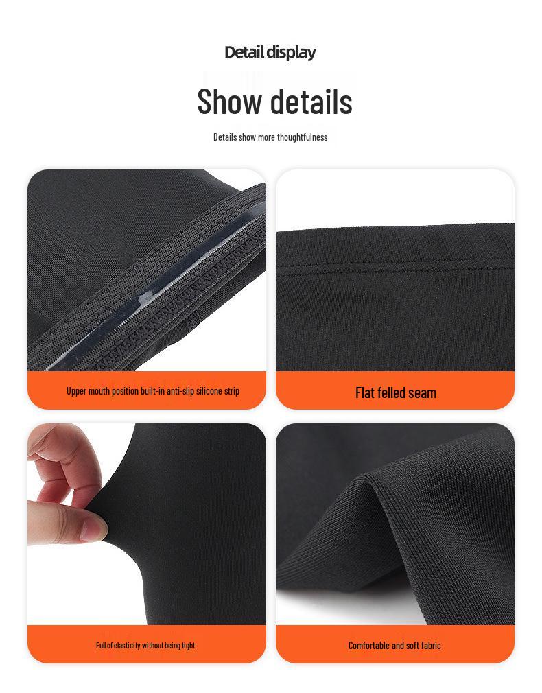 Cross-border Breathable Shin Guard & Compression Leg Sleeves for Cycling, Basketball, Running, & Football