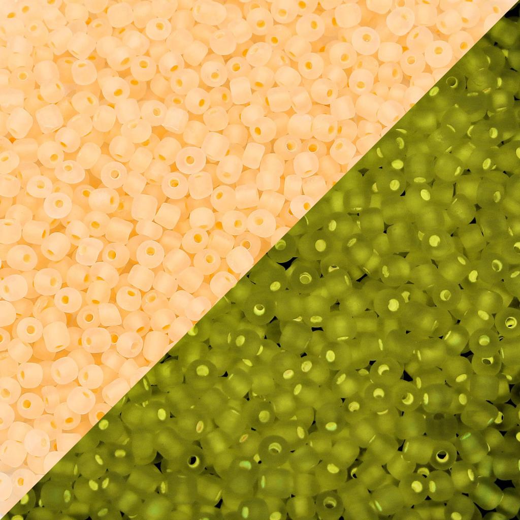 20g/Bag Matte Glass Seed Beads Colorful Luminous Beads Loose Beads For Jewelry Making DIY Earrings Necklace Bracelets Wholesale