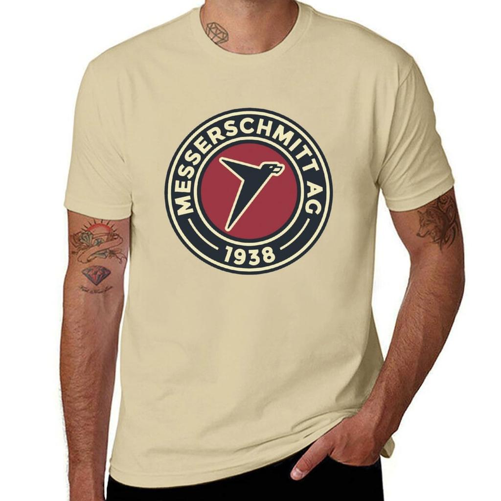Messerschmitt AG - Custom Round Vintage Logo Classic T-Shirt for a boy aesthetic clothes plus sizes mens vintage t shirts