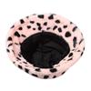Winter Faux Fur Casual Soft Panama Hat Bucket Hat Fisherman Cap Sun Cap