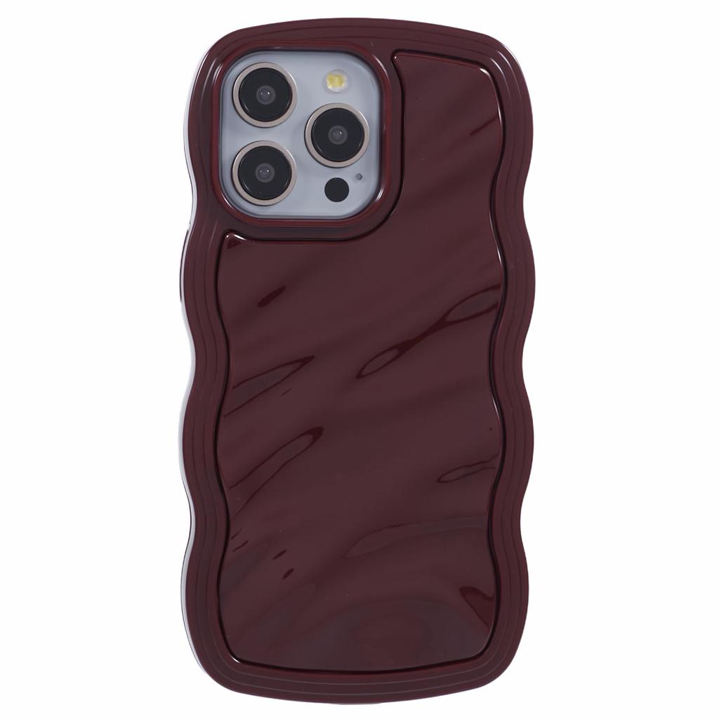 WT Series for iPhone 14 Pro Max Case Wave Frame Anti-Scratch TPU+PC Phone Cover