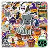 100 Halloween Graffiti Stickers Personalized Cartoon Holiday Decoration Suitcase Mobile Phone Case DIY Stickers