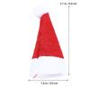 24Pcs Mini Christmas Hat for Lollipop Candy Nonwoven Cover Reusable Holiday Decor Festive Party Favors Supply Lollipop Hat