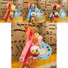 Adorable Disney Cartoon Strawberry Bear Keychain Cute Bag Charm Stylish Car Accessory