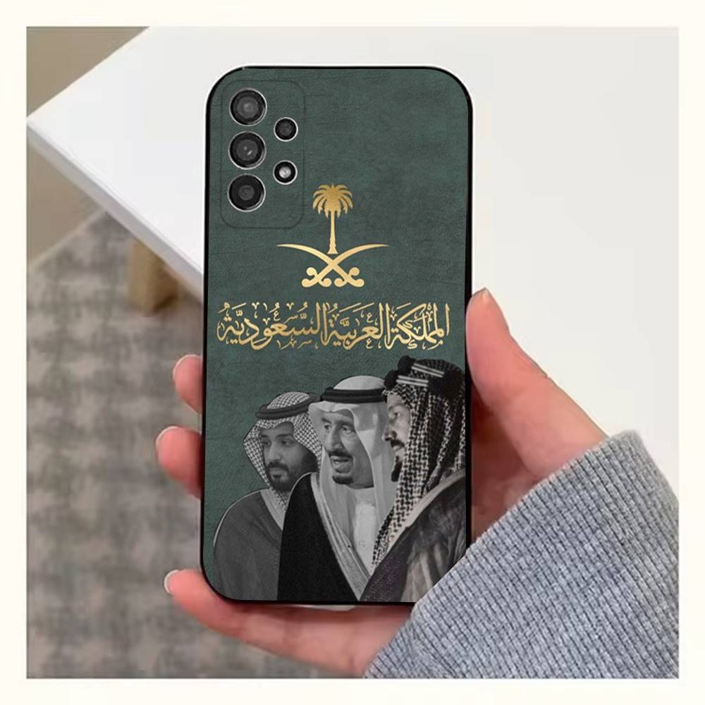 

Salman Saudi Arabia Case For Samsung S10,Plus,S9,Ultra,S24,S21,S20,S23,FE,S22,S25,Lite,Soft Silicone Black SamsungS10