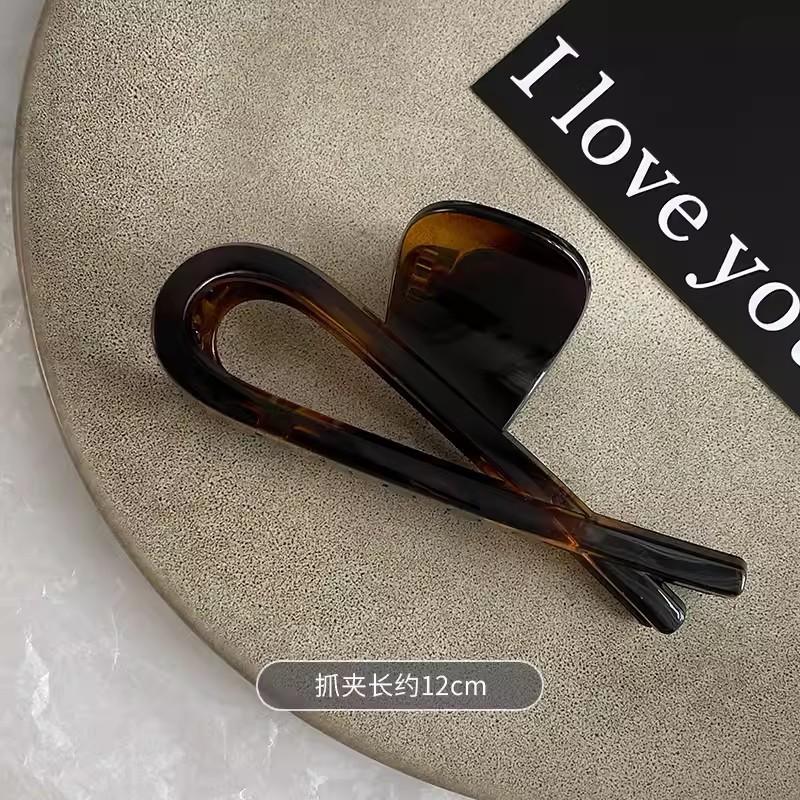 

Простые большие крабики для волос для женщин и девушек, матовые, под черепаху, с бантом, для хвоста, зажимы, заколки, шпильки, аксессуары для волос