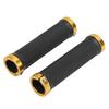 1 Pair Lightweight Rubber Handlebar Sleeve for MTB Anti Slide Foam Handlebar Sleeve with PlugGold