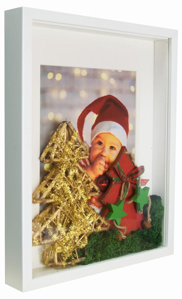 Photo Frame 016/47 M043  White 20X25 Cm Sku: 3Dbf1647-A20251318M043