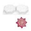 Food Grade Silicone Mousse Cake Mold for Kitchen Use Snowflake Shape Dessert Mould Heat Resistant Chocolate Baking Tool