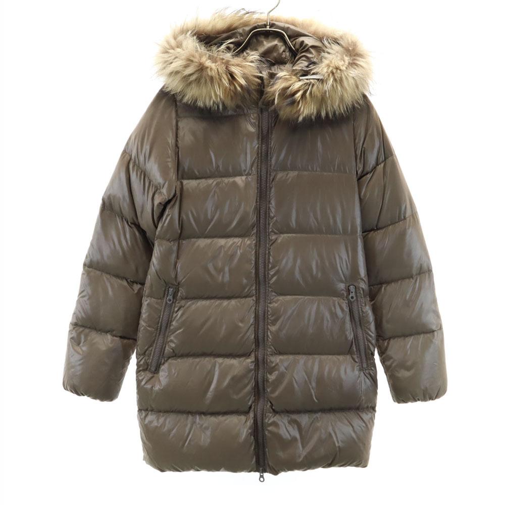 DUVETICA Long Sleeve Down Jacket 40 Beige Women Used