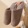 New Silent Cotton Slippers Autumn and Winter Simple and Comfortable Floor Mop Home Non-slip Deodorant Cotton Slippers Winter