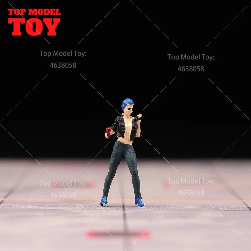 Painted Miniatures 1/64 Paul Walker Gal Gadot Vin Diesel Mini Scene Props Doll Figures Model Cars Vehicles Cars Toys Gift