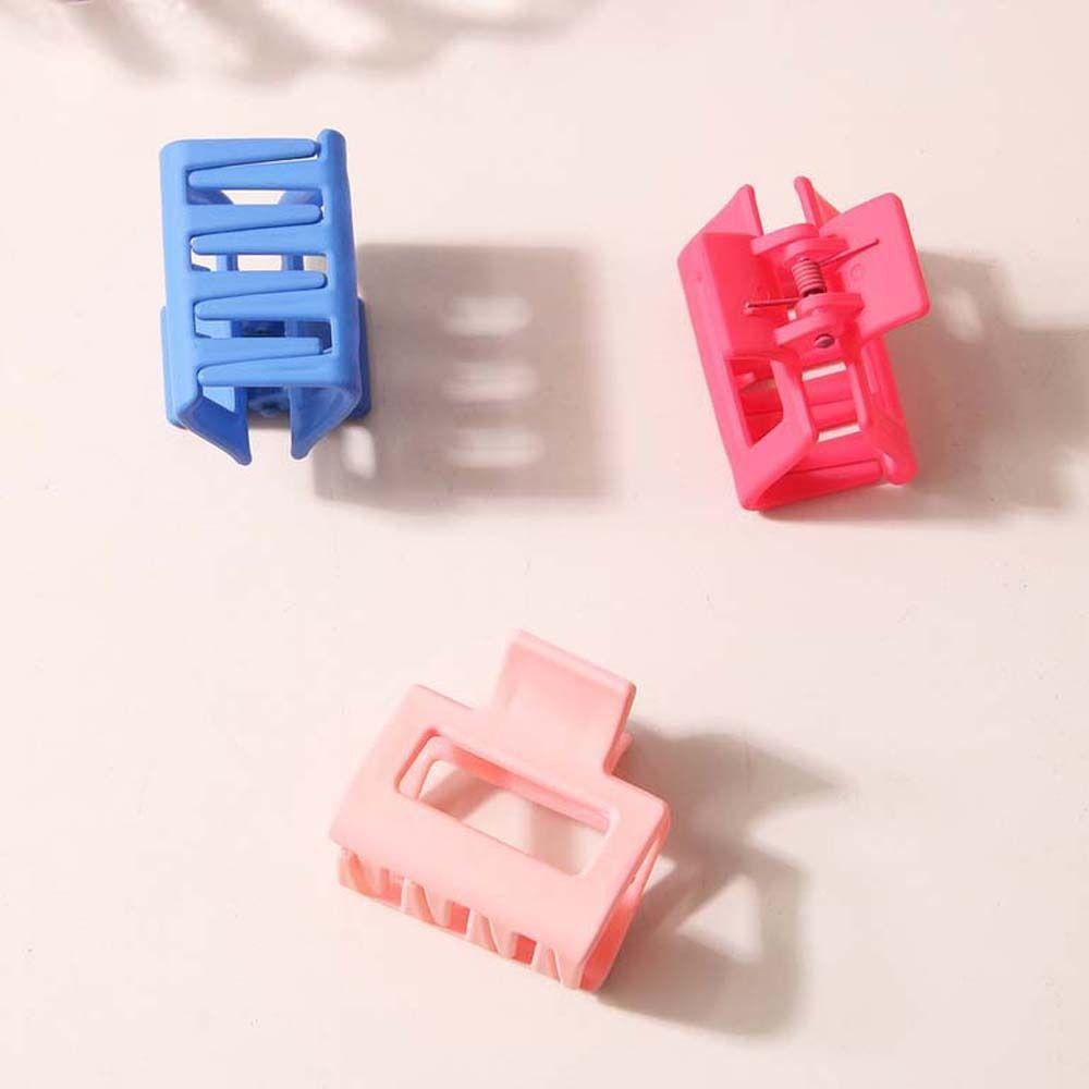 Korean Style Mini Square Hair Claw Medium Claw Clips Hair Styling Tool Small Shark Clip Hair Accessories for Thin Hair