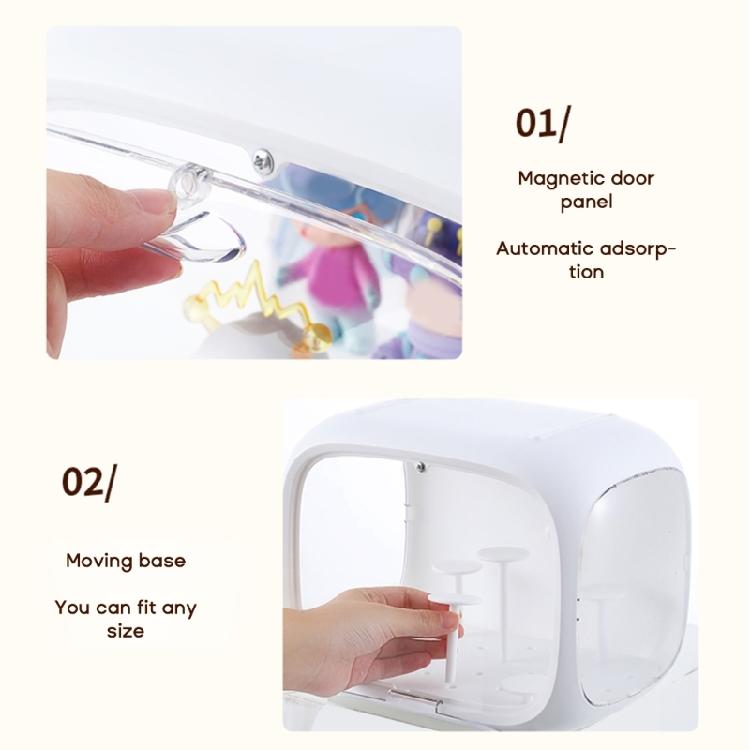 Desktop Blind Box Storage Box Display Stand Dustproof Cabinet Organizer
