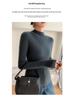 Women's Slim-Fit Cashmere Ribbed Mock Neck Sweater