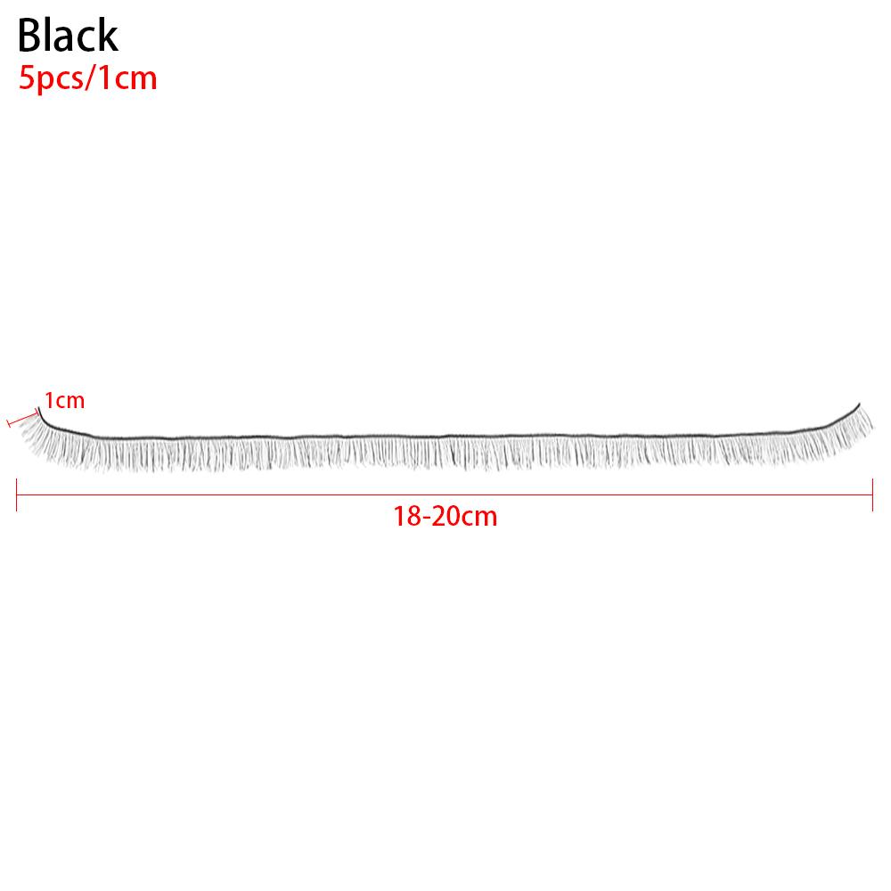 5Pcs BJD DIY Doll False Eyelashes 20cm Black Brown Tawny 3 Colors Eye Lash Children Toy Decor Kids Gift Toy DIY Doll Accessories