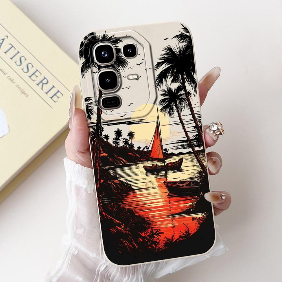 6.78" For Infinix Note 50s X6870 Back Cover For Infinix Note 50s Case Luxury Fashion Lover Cartoon Cool Painted Silicone Bumper