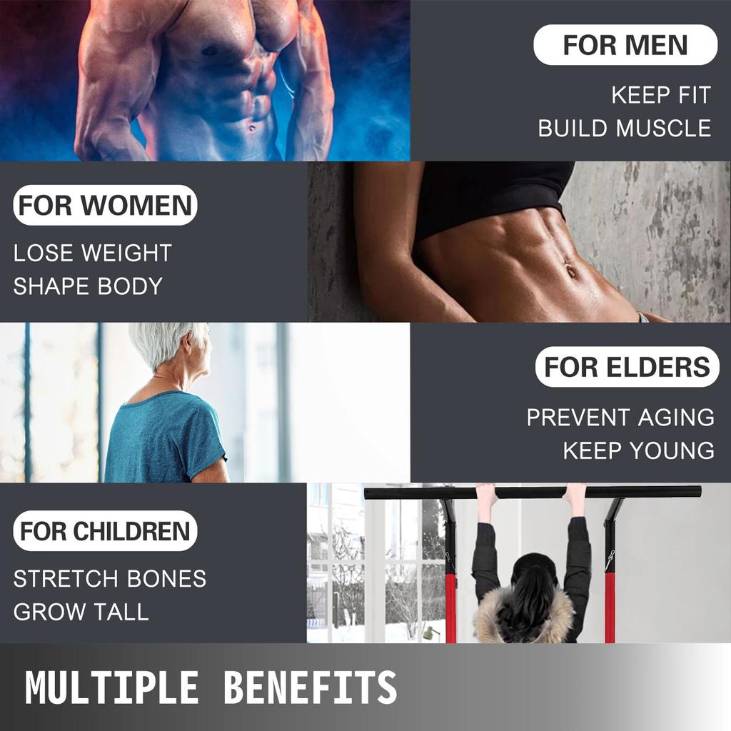 Pull Up Dip Station 220LBS Power Tower Station Multi-Station Power Tower Indoor Exercise Pull-ups