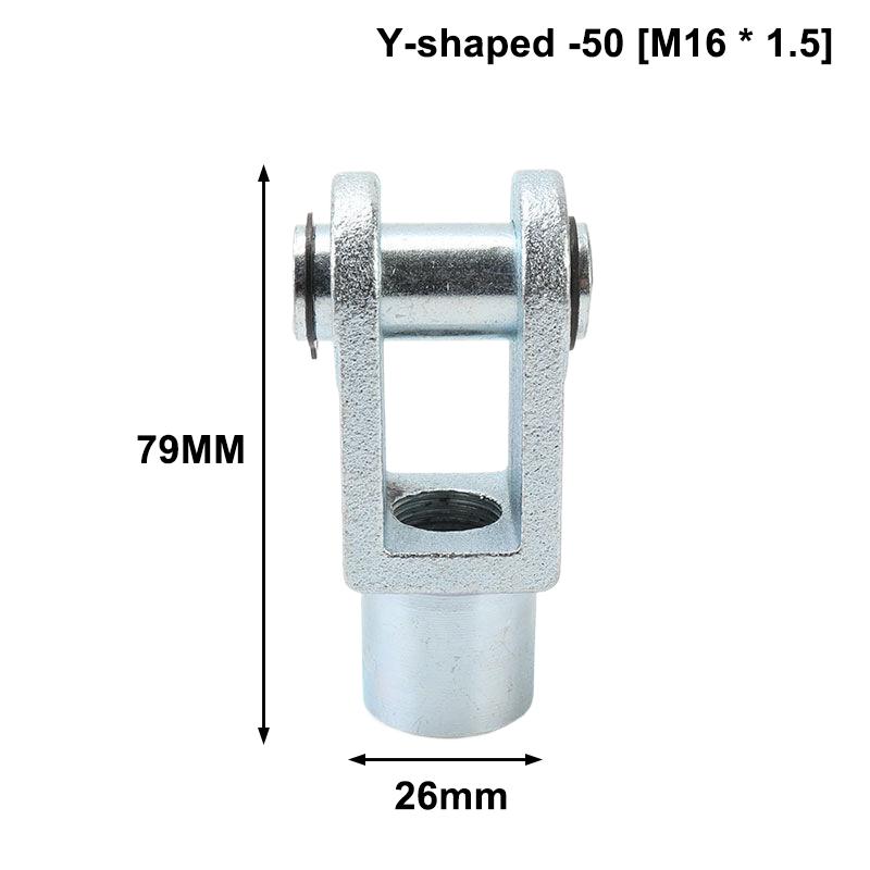 1 Piece SC Standard Cylinder Y-type Fitting With Pin Connector MAL/MA Cylinder Pneumatic Components DIY Accessories