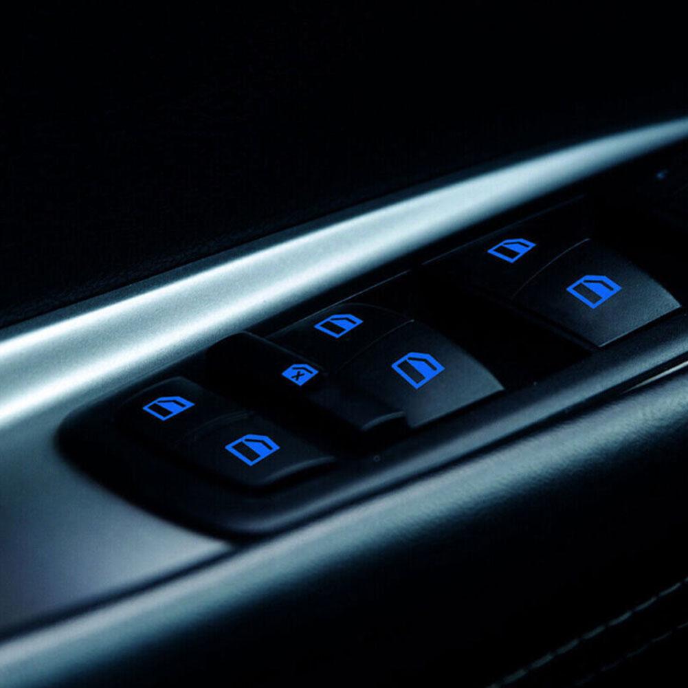 

Car Stickers Window Button Luminous Sticker Door Switches Accessories Switch Lifter Fluorescent Night Interior Auto Decals K4t8