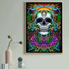 Psychedelic Skull Mushroom Lion Poster Print Canvas Painting Abstract Wall Art Picture For Living Room Home Decor Cuadros