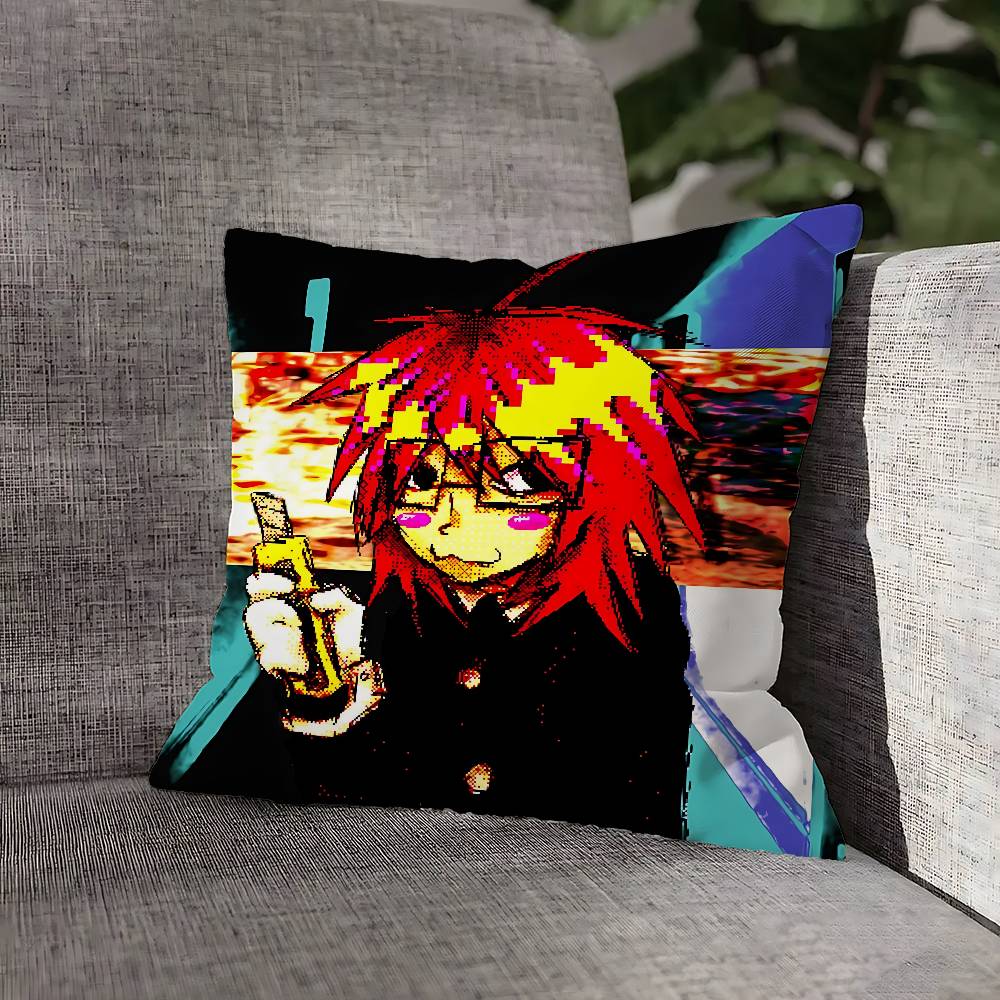 

R-Rnfren Рандал Лютер Наволочка для подушки Ньон для декора дивана, автомобиля, офисной комнаты, с принтом, декорации и защита 12x12Inch