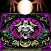 Geometric Divinations Table Cloth Board Game Oracles Card Pad Rune Support Mat
