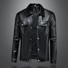 Mens Leather Jacket 2025 And New Style Fashion Casual Motorcycle Mens Slim Leather Coat Outerwear 58983