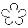2 5 Pcs 16G Punk Stainless Steel Horseshoe Septum Nose Ring Cartilage Helix Ear Piercing Jewelry For Women Men