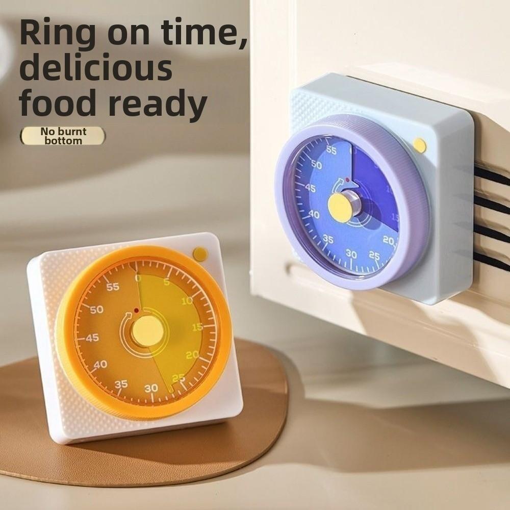 Magnetic Mechanical Visual Timer Self-discipline Countdown Alarm Clock Kitchen Timer Kitchen Use