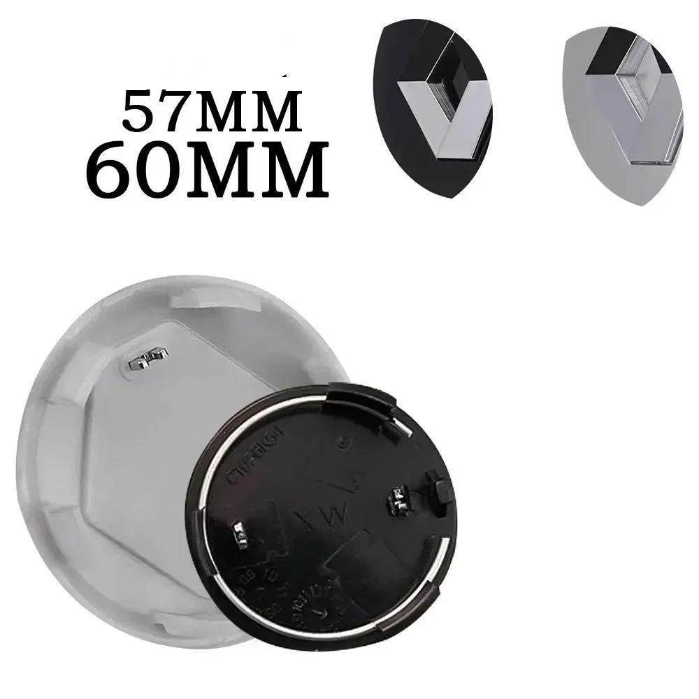 

3D эмблема на колесо для Capture Duster 2/3 Megane Clio Logan Laguna 4 штуки 57мм 60мм 57mm чёрный