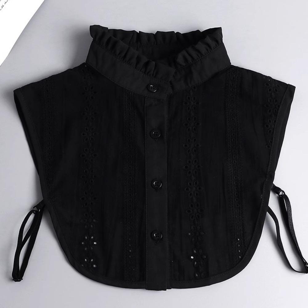 Jacquard Detachable Fake Collar White Adjustable Neckline False Blouse Collar  Clothes Decoration