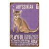 Animal Dog Cat Vintage Metal Poster Home Decor Retro Tin Sign For Pub Bar Club Decorative Plate Poodle Wall Plaque