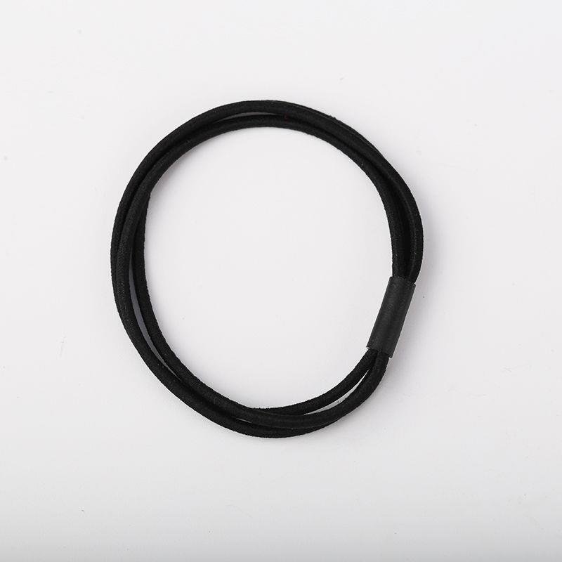

3-in-1 High Elasticity Basic Hairpin for Simple Ponytail Bun Headband Small Elastic Knots Cute Girl Hair Ribbon 10pcs