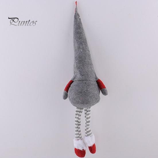 Long-legged Plush Gnome Christmas Doll Decoration, Long Leg Soft Swedish Figurine, Window Decoration Holiday Stuffed Elf Dwarf Ornament for
