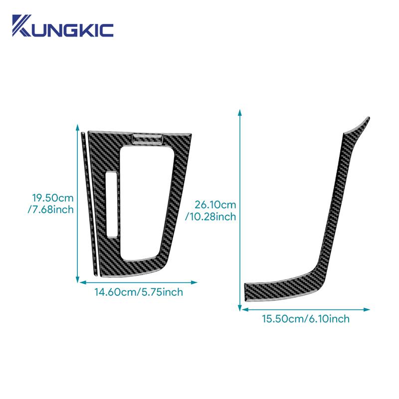 Real Soft Carbon Fiber For Ford Focus 3 MK3 2012 2013 2014 SE/ST LHD RHD Car Gear Shift Frame Panel Sticker Trim Accessories