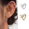 Butterfly Knot Earrings Bowknot Studs Ear Rings Ornament for Trendy Individuals