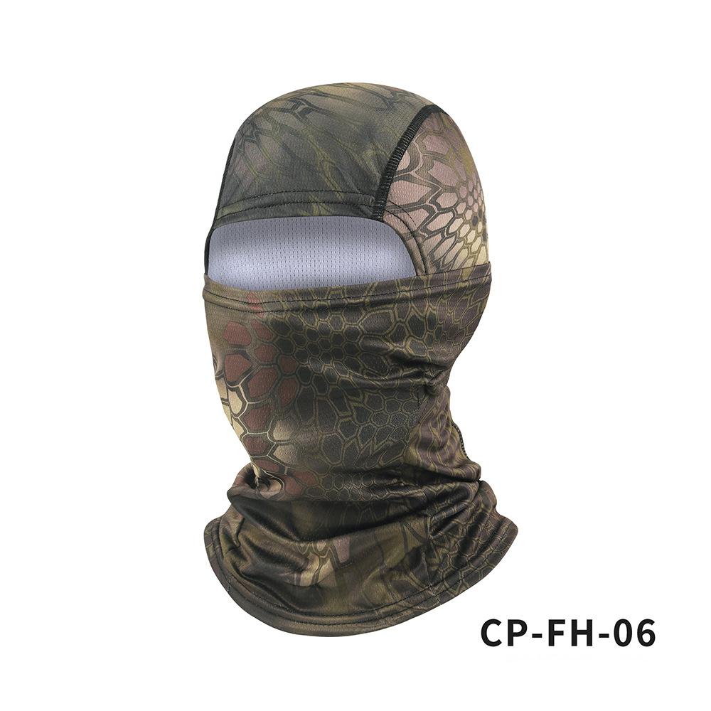 

Камуфляжный флисовый чехол на голову, уличная велосипедная маска, альпинистская холодная шапка, защита от солнца, козырек от солнца, быстросохнущие теплые маски One Size
