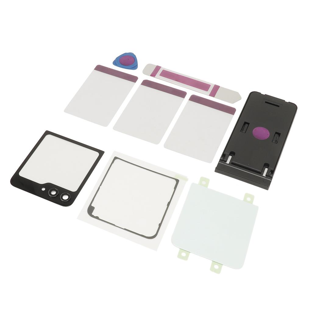 Back Glass Replacement Back Cover Glass Housing Door with Pre Installed Tape Camera Lens Tools for Axy     5     5 5G F731