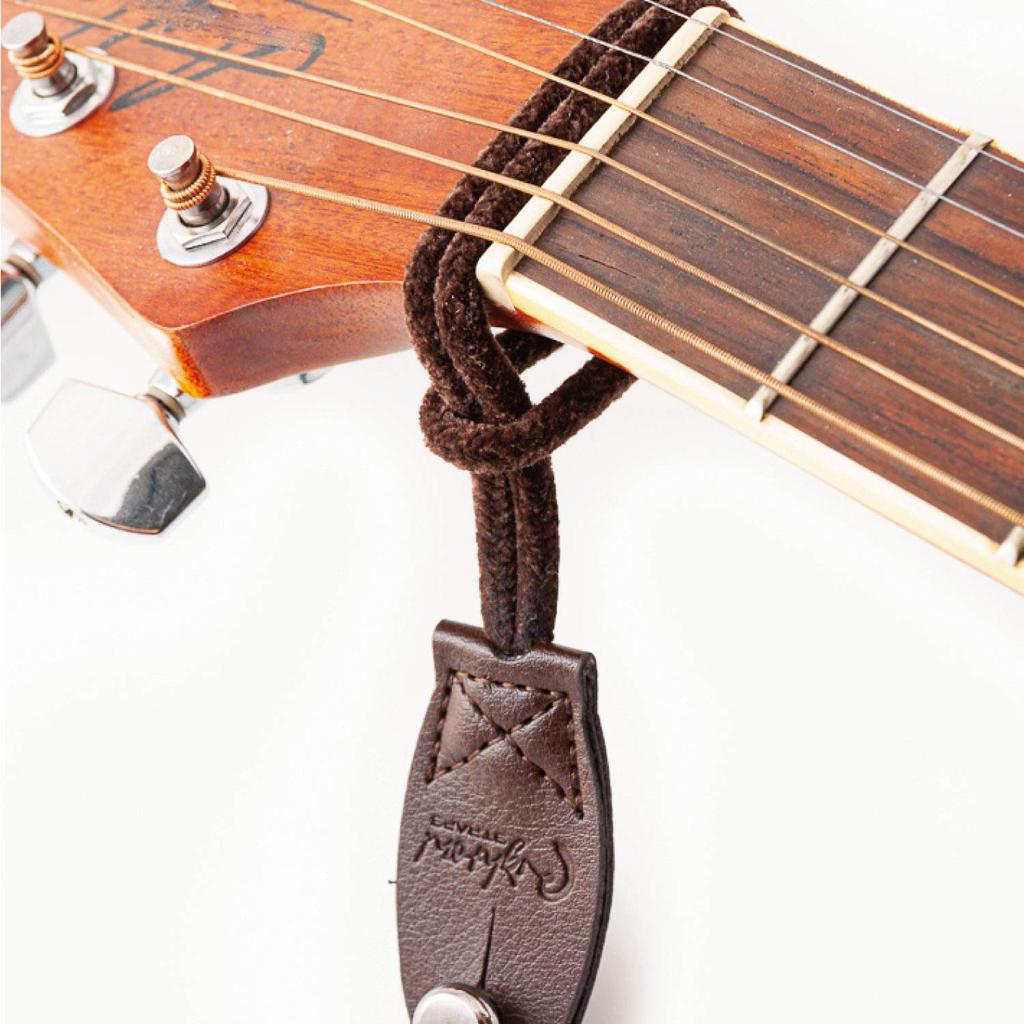 STRAPS Acoustic Guitar Neck Strap LINK PRO Brown RightOn!