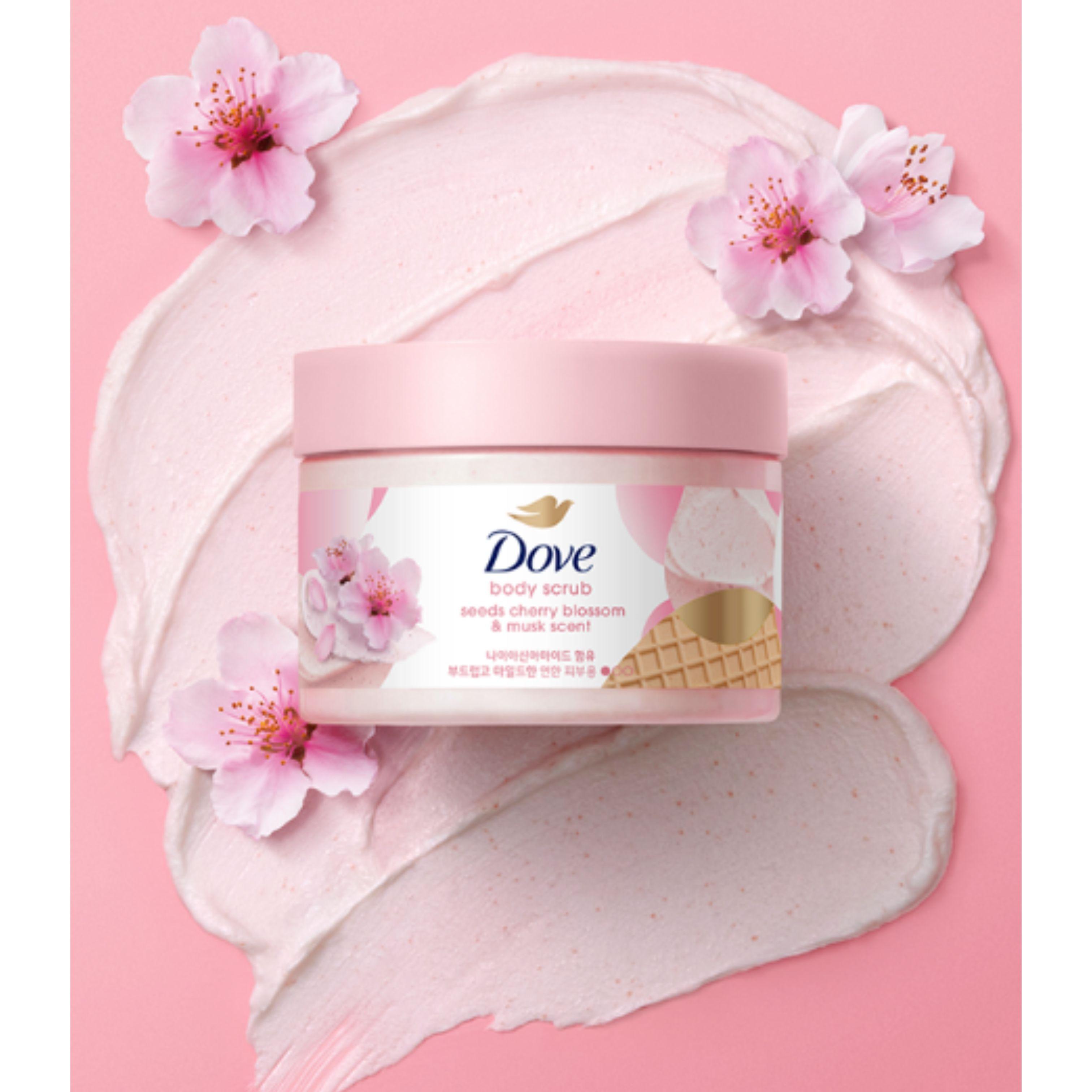 Dove Body Scrub 298g (4 Types) 01 Peach & Musk Fragrance