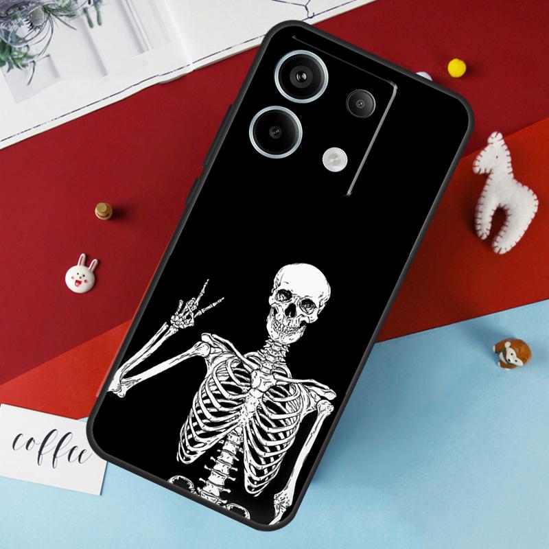 Aesthetics Skeleton Case For Xiaomi Redmi Note 13 Pro 14 12 11 10 15 Pro Plus Redmi 10C 12C 13C 14C 15C 15 Cover