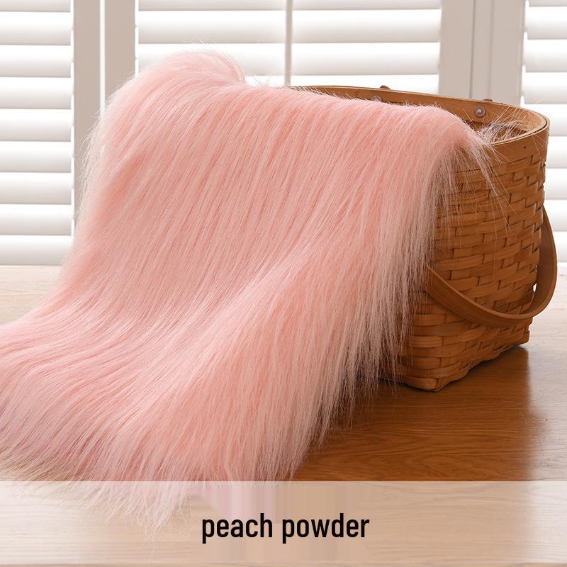 

Тканина штучного хутра з довгим ворсом 12 см для косплею та іграшок фурсьюту 50x50cm